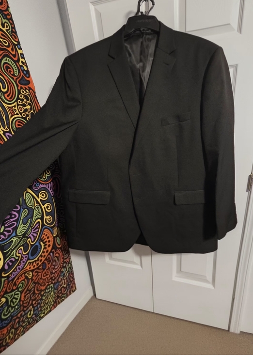 Chaps Black Men's Sport Coat Blazer - Picture 2 of 4